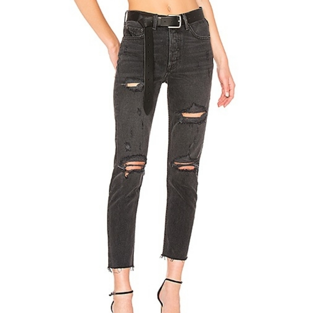 GRLFRND Karolina High Rise Jeans in Travelin Band